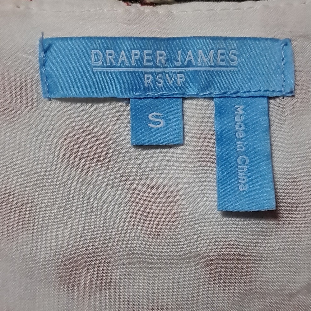 Draper James RSVP Pink & White Ditzy Floral Wrap Mini Dres Puff Ruffle Fairycore - Picture 8 of 10
